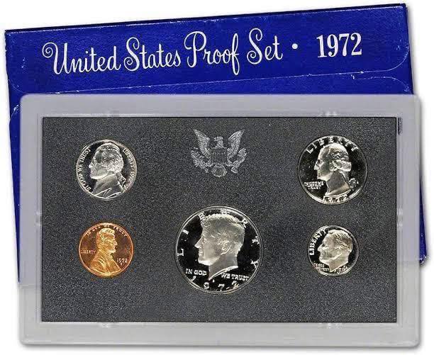 1972 United States – 5 Coins - Proof Set