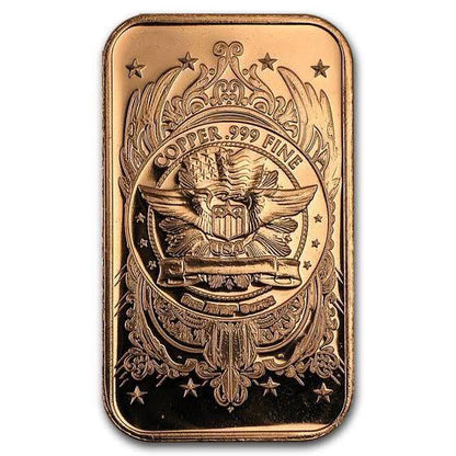 United States – 1 AVDP oz - Indian Head Copper Bar