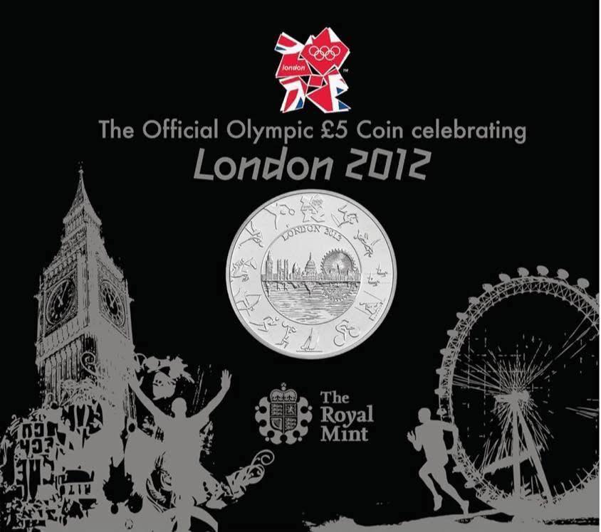 2012 London – £5 - The Official Olympic Coin Celebrating London 2012