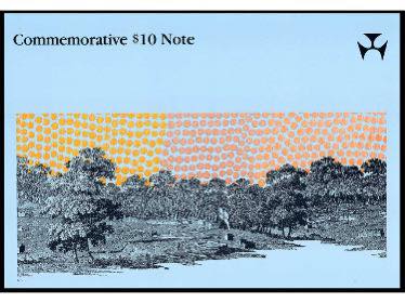 1988 Australia – 10 Dollars - World’s First Polymer Banknote – AA Prefix in In original blue folder
