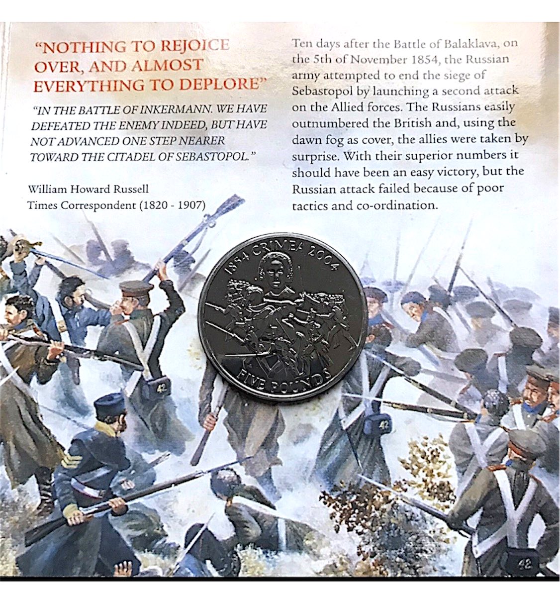 2004 - £5 x 3 Coins + Mini Medal - Jersey, Guernsey & Alderney – Crimean War 3-Coin Set