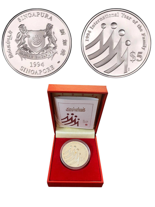 1994 Singapore - $5 - International Year of the Family