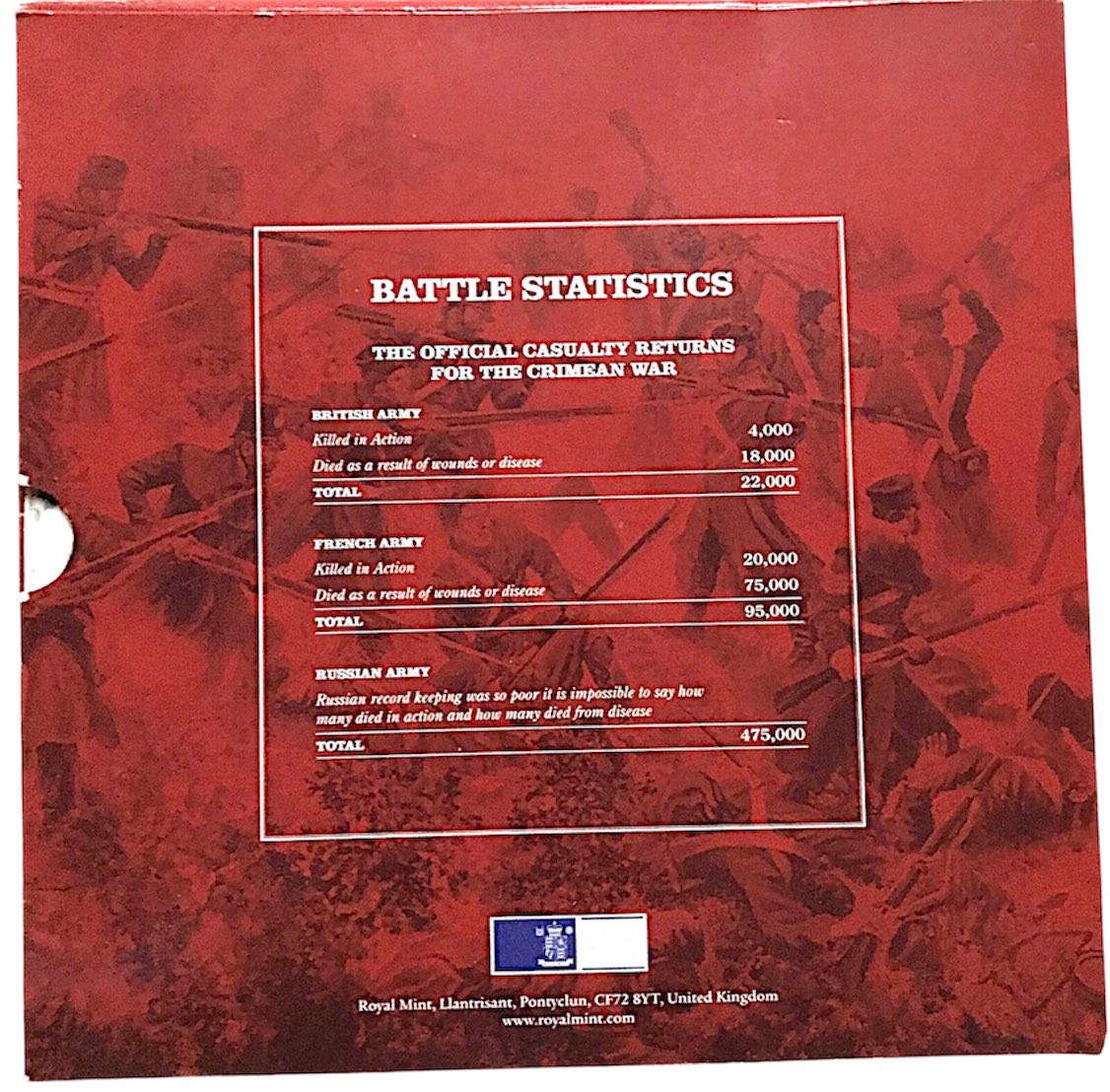 2004 - £5 x 3 Coins + Mini Medal - Jersey, Guernsey & Alderney – Crimean War 3-Coin Set