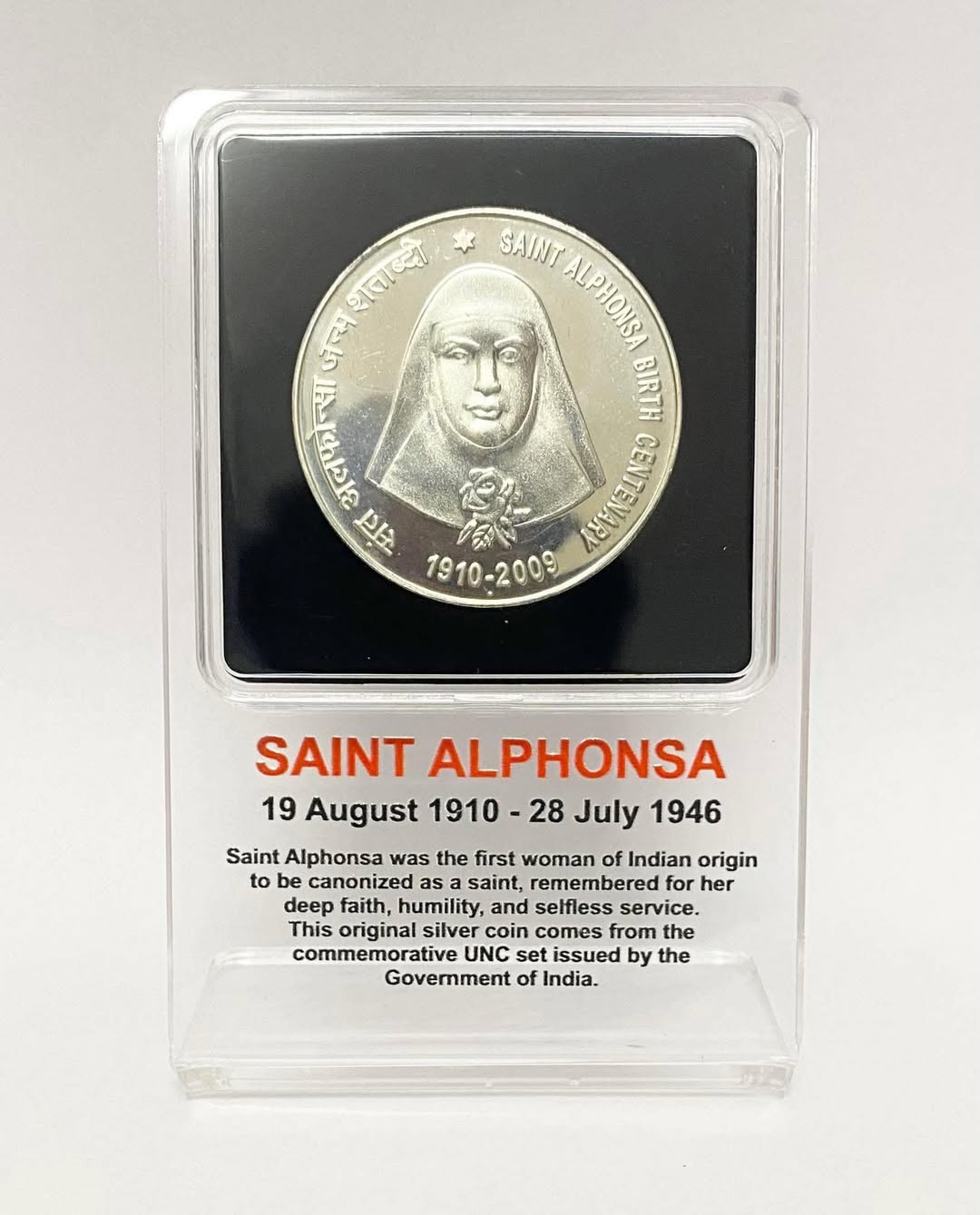 2009 India – ₹100 - Saint Alphonsa – Birth Centenary