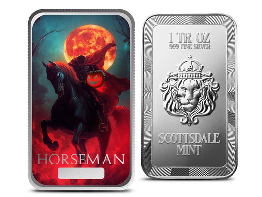 1 Oz Headless Horseman - Scottsdale Monsters Series