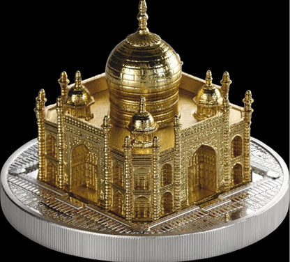 3 Oz - 2026 Samoa – 5 Dollars - 3rd Issue of the Sculpture Series – TAJ MAHAL