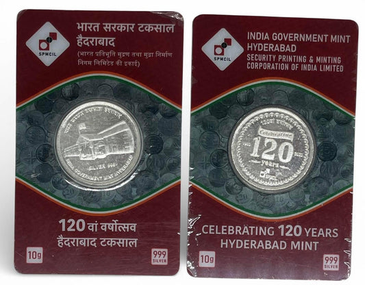India – Commemorative Medal - 120 Years of India Government Mint Hyderabad