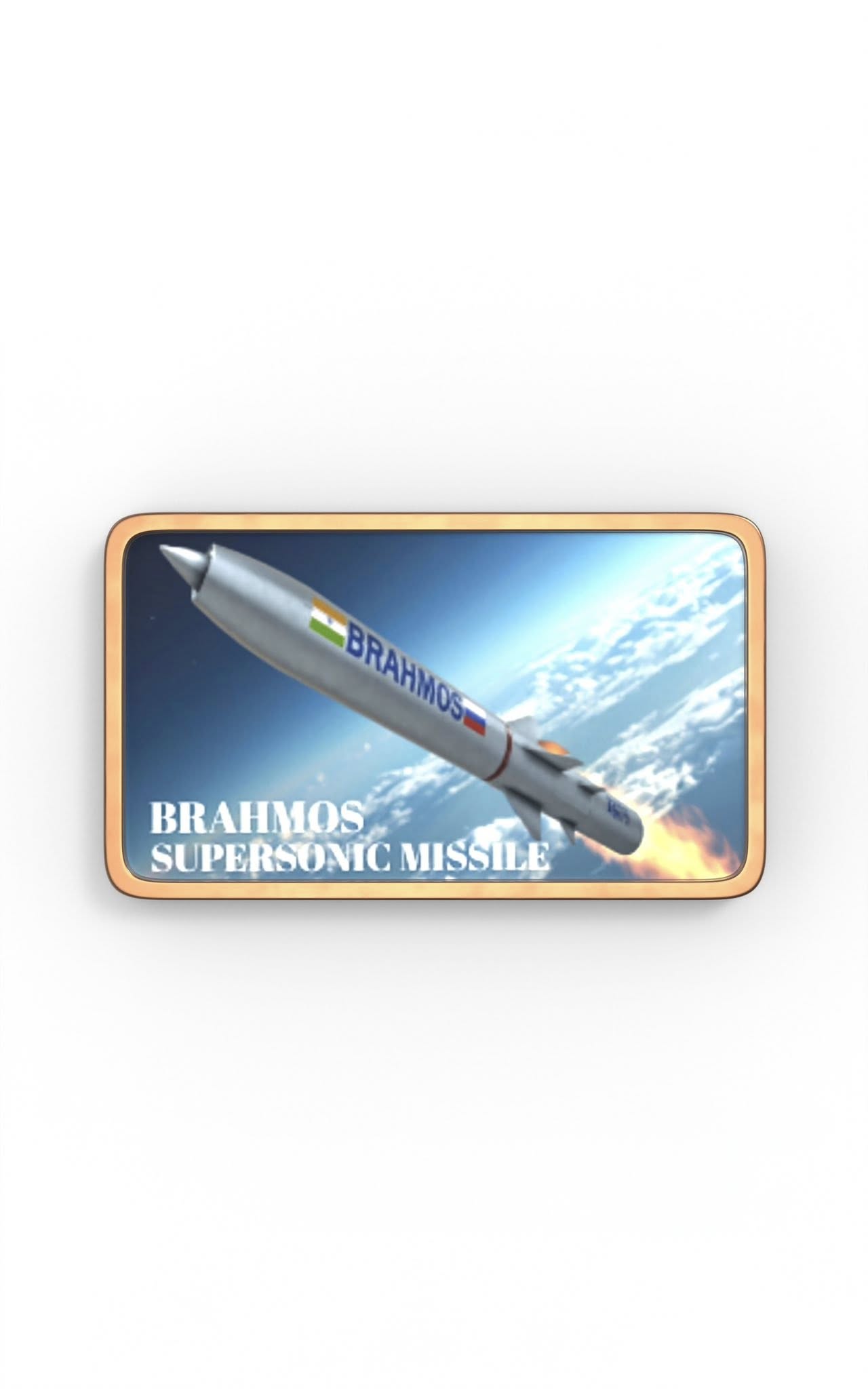 1 Troy Oz - BRAHMOS SUPERSONIC MISSILE - Guardians of Skies Series