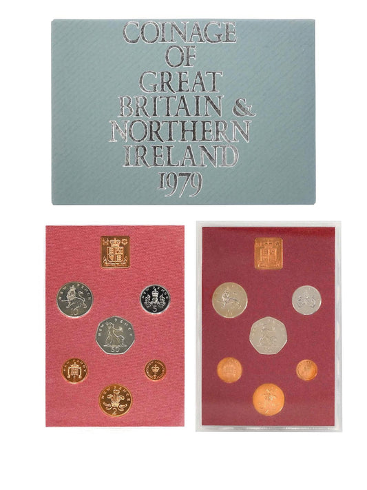 1979 United Kingdom - ½p, 1p, 2p, 5p, 10p, 50p - Decimal Coin Set