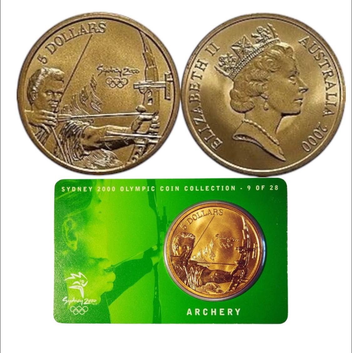 2000 Australia – $5 - Sydney 2000 Olympics – Archery