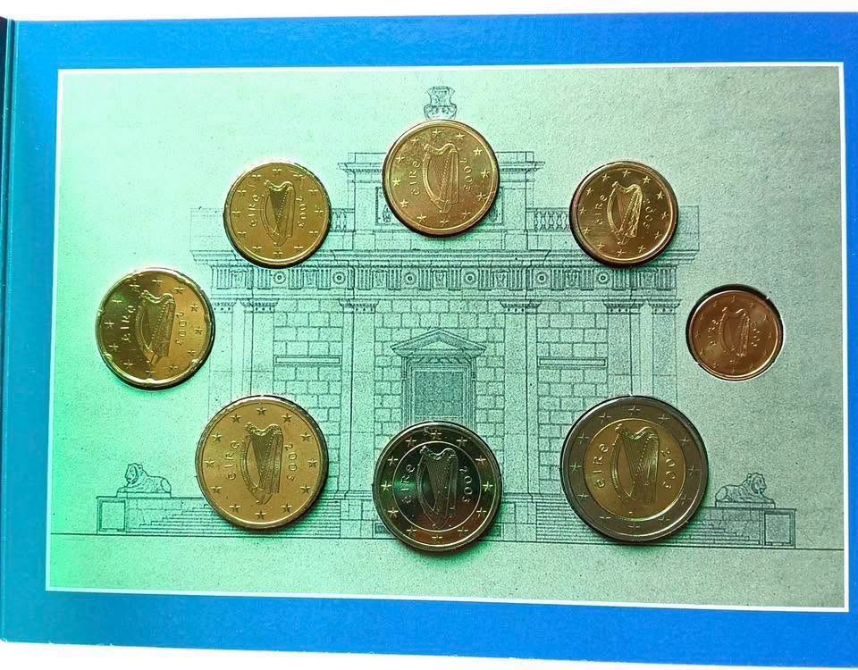 2003 Ireland – 1 Cent to 2 Euro - Casino Marino – Ireland Official Euro Coin Set