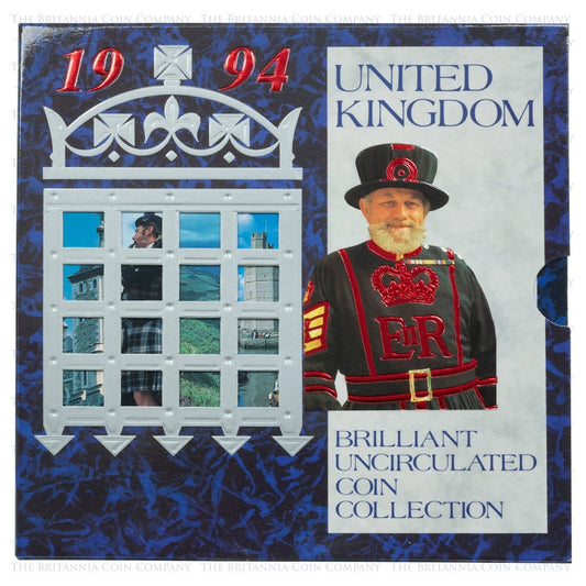 1994  United Kingdom - 8 Coins - Brilliant Uncirculated Coin Collection