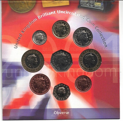 2001 United Kingdom - Brilliant Uncirculated Coin Collection