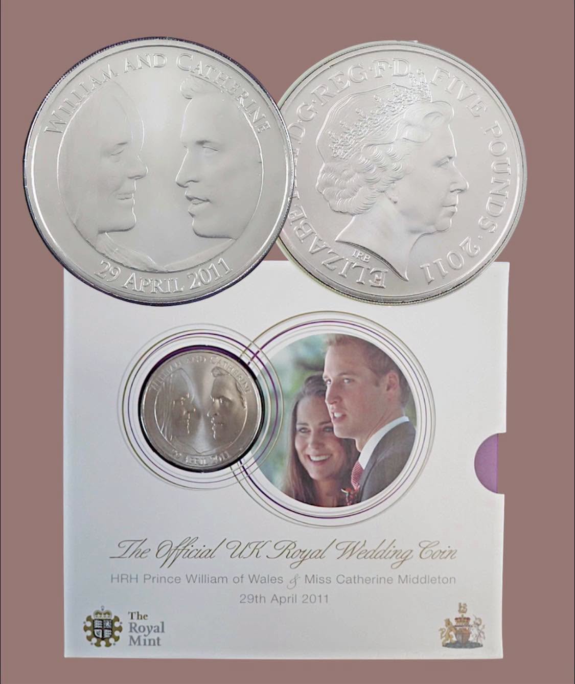 2011 United Kingdom – £5 Crown - The Official UK Royal Wedding Coin