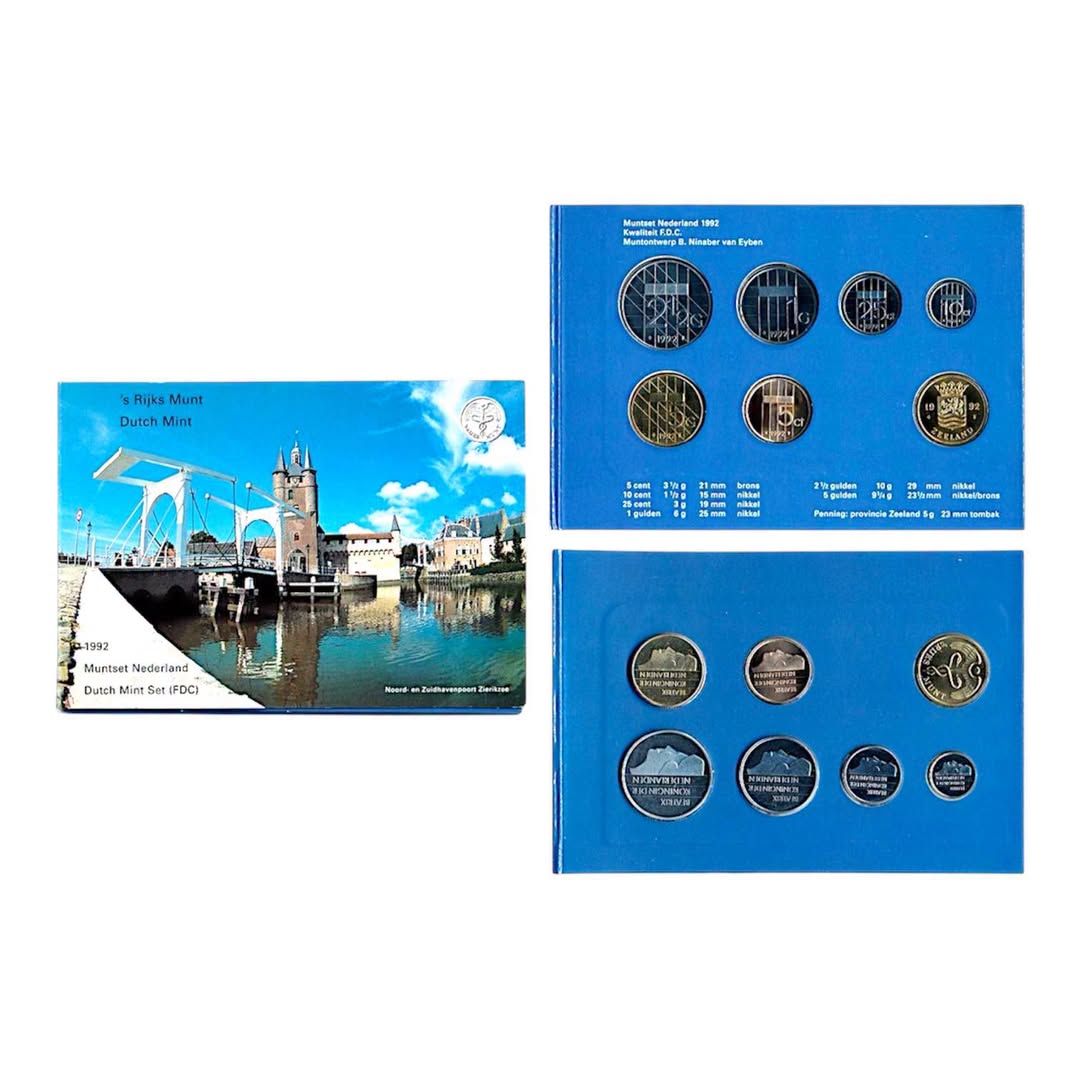 1992 Netherlands  – 6 Coins Mint Set