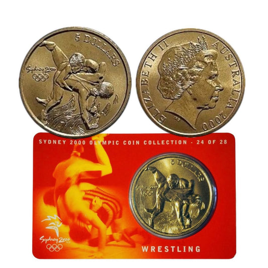 2000 Australia – $5 - Sydney 2000 Olympics – Wrestling