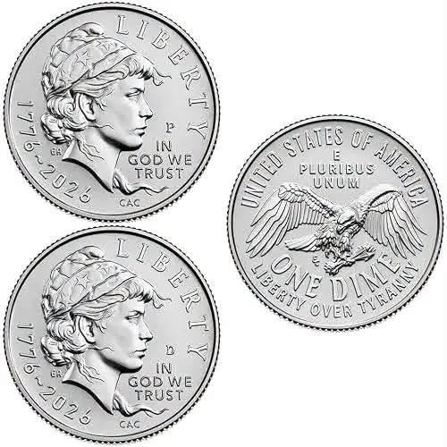 2026 USA – Emerging Liberty Dime P & D Mint Set