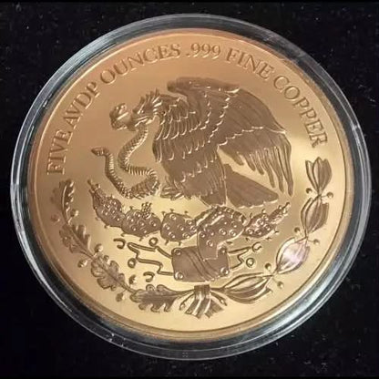 2024 - 5 AVDP Oz - Reverse Proof Mexico Libertad Copper Round