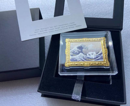2022 Niue – $1 - “The Great Wave off Kanagawa” Mini Puzzle Coin