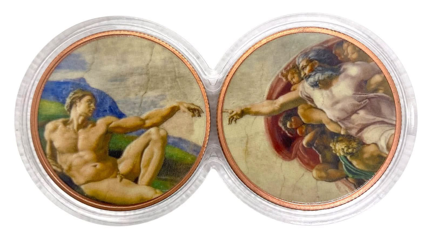 The Creation of Adam – Michelangelo Masterpiece Infinity Capsule