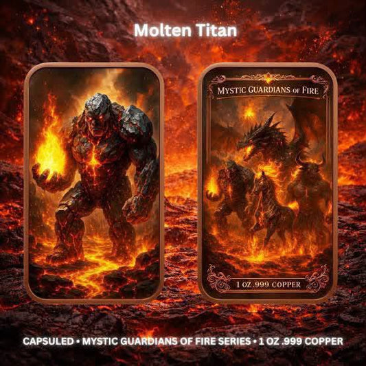 Molten Titan Copper bar – Mystic Guardians of Fire