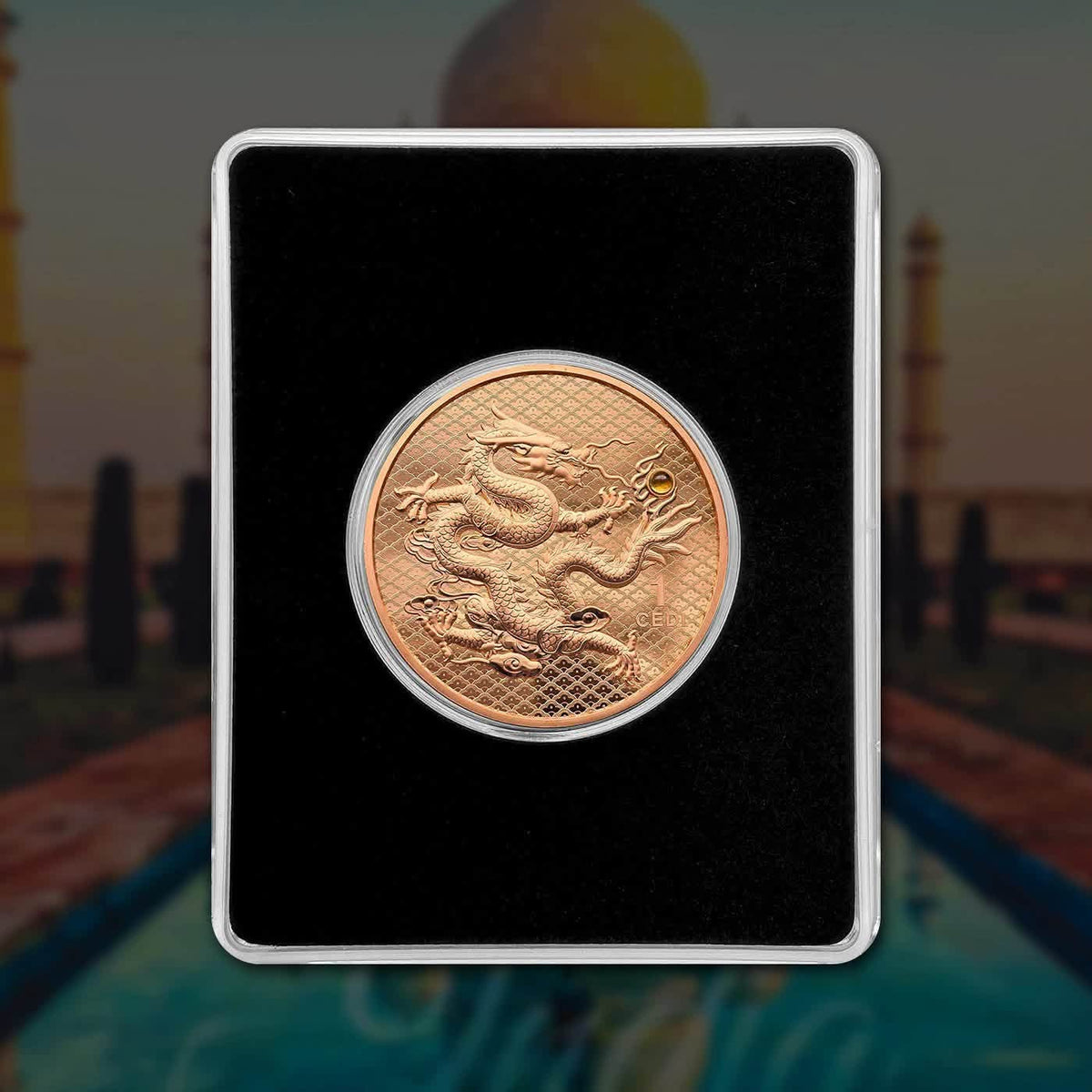 2026 Ghana - Dragon & City – India Taj Mahal
