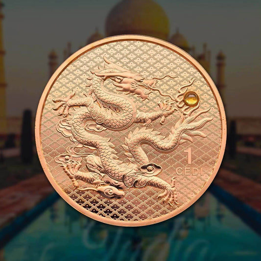 2026 Ghana - Dragon & City – India Taj Mahal