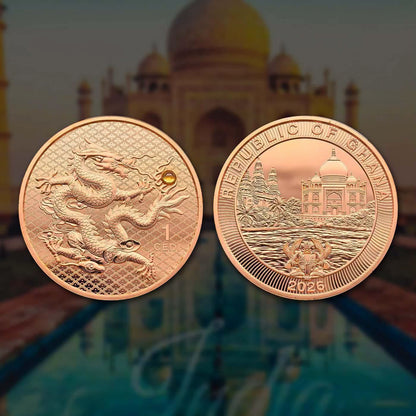 2026 Ghana - Dragon & City – India Taj Mahal