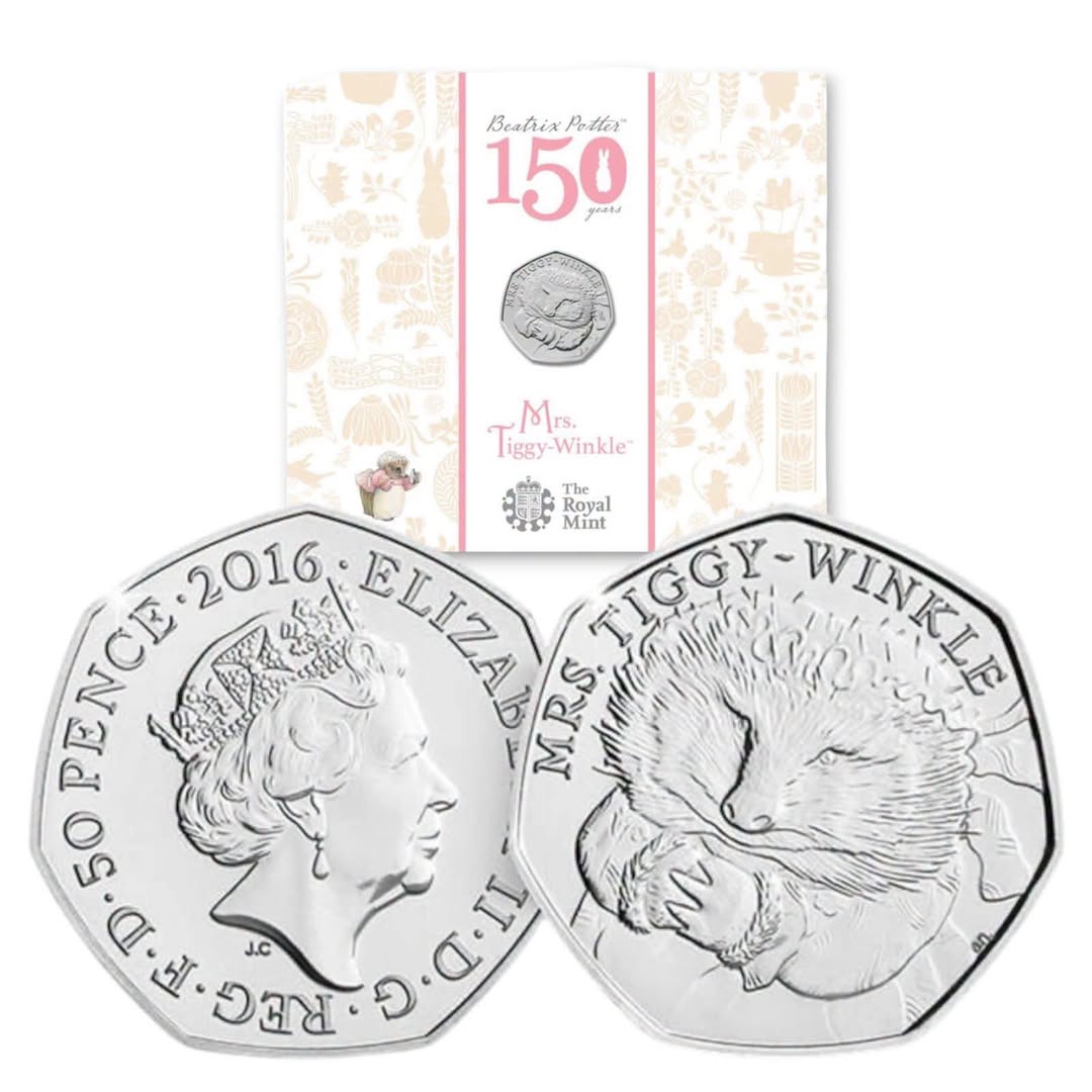 2016 UK - 50 Pence - Mrs. Tiggy-Winkle