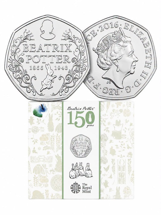 2016 UK - 50 Pence - Beatrix Potter 150 Years – Beatrix Potter