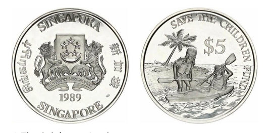 1989 Singapore - S$5 - Save the Children Fund