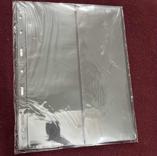 Double Sided Sheets to Store Currency Notes and Stamps - 2 Vertical Grid image 0