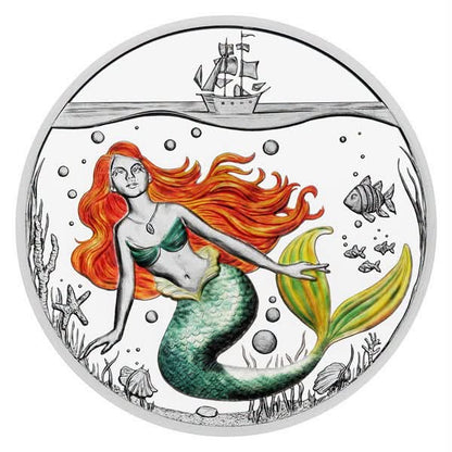 2025 Niue - 1 NZD - The Little Mermaid By H.C. Andersen