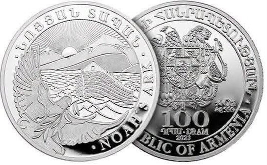 2025 Armenia - 500 Dram - 1 Oz Armenian Noah’s Ark