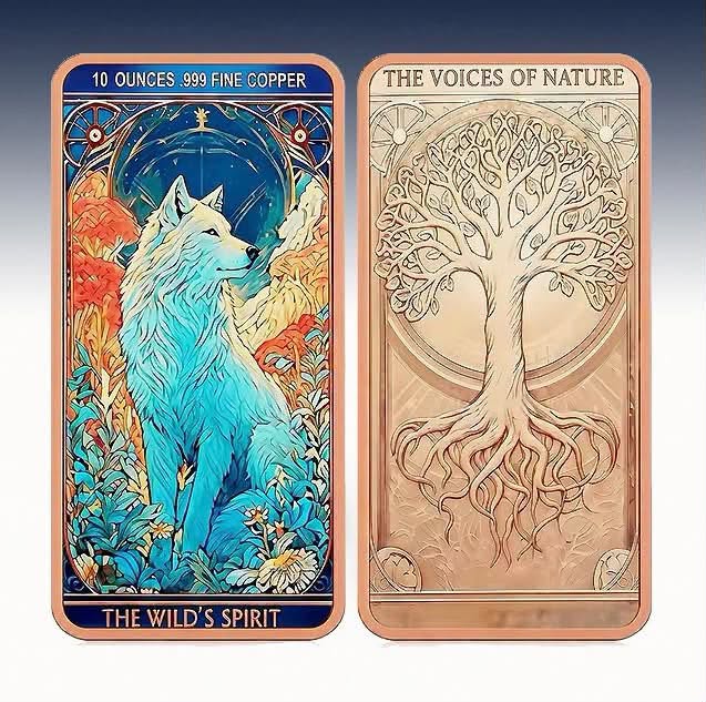 10 Troy Oz - Wild’s Spirit – Voices of Nature Copper Bar