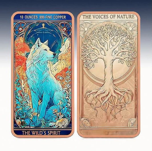 10 Troy Oz - Wild’s Spirit – Voices of Nature Copper Bar