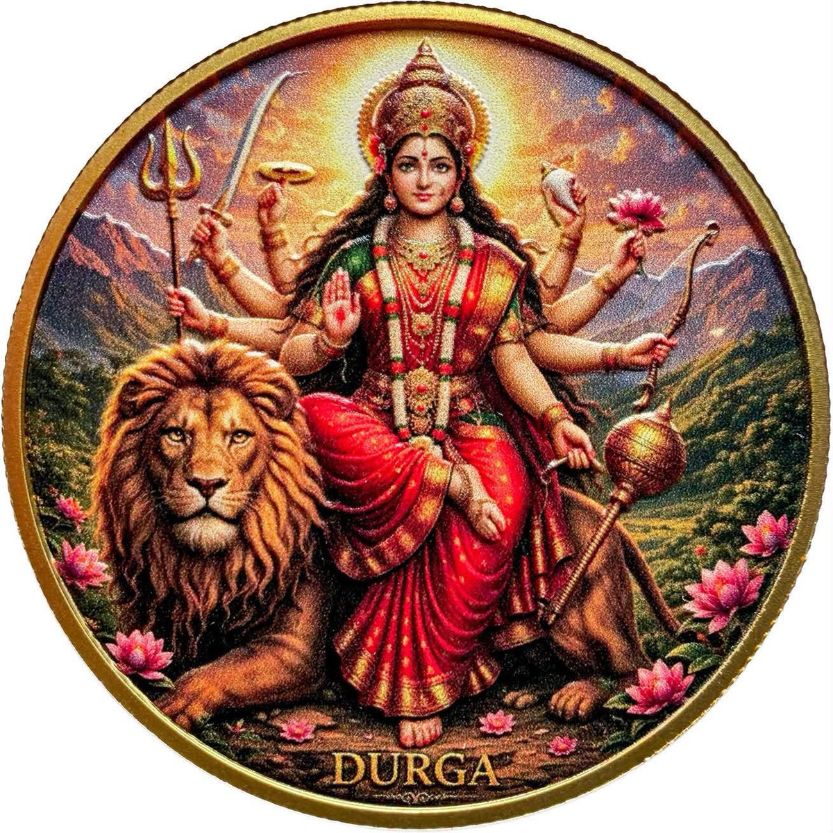2026 Ghana - Durga – 1 Oz Silver Proof Coin