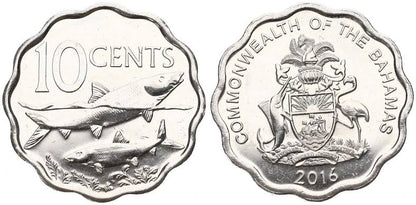 1992-2007 Bahamas - 3 coins set