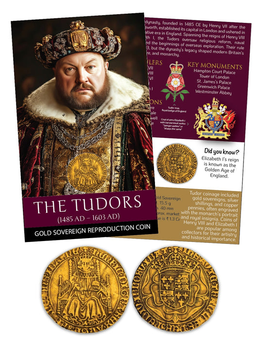 THE TUDORS – Gold Sovereign Reproduction Coin