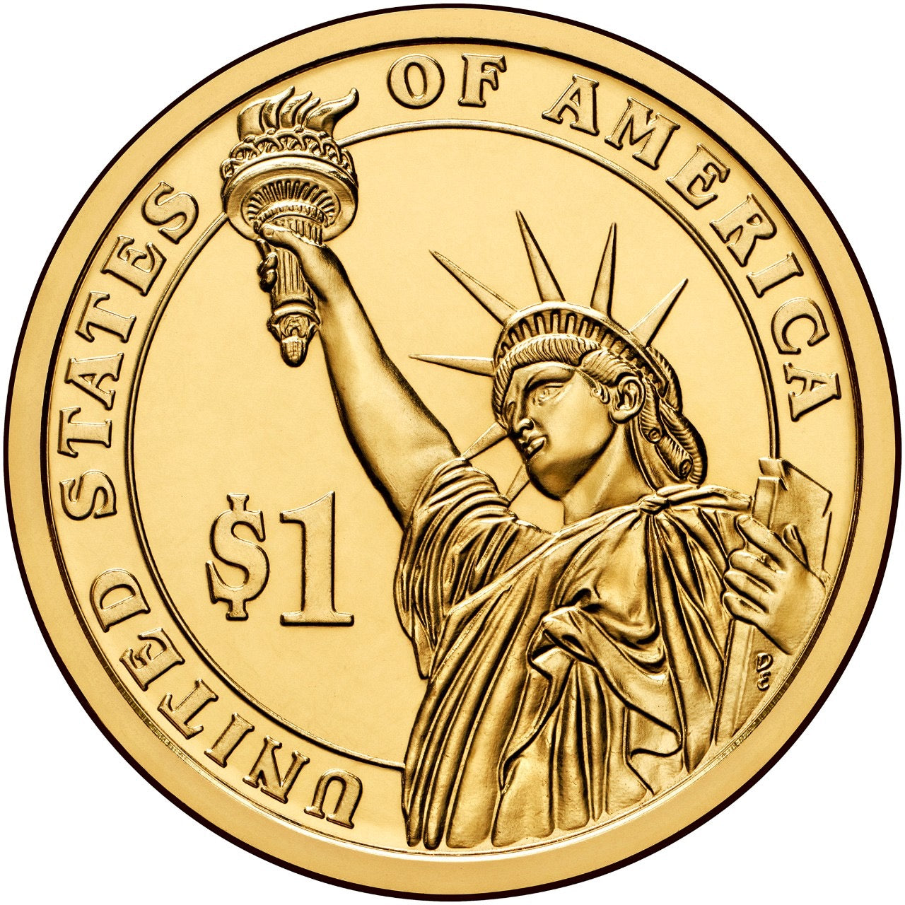 2013 USA -  Presidential $1 Coin – Theodore Roosevelt