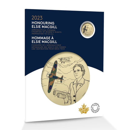 2023 Canada - 5 ¢, 10 ¢, 25 ¢, $1 & $2 - Elsie MacGill – Trailblazer in Aviation and Engineering