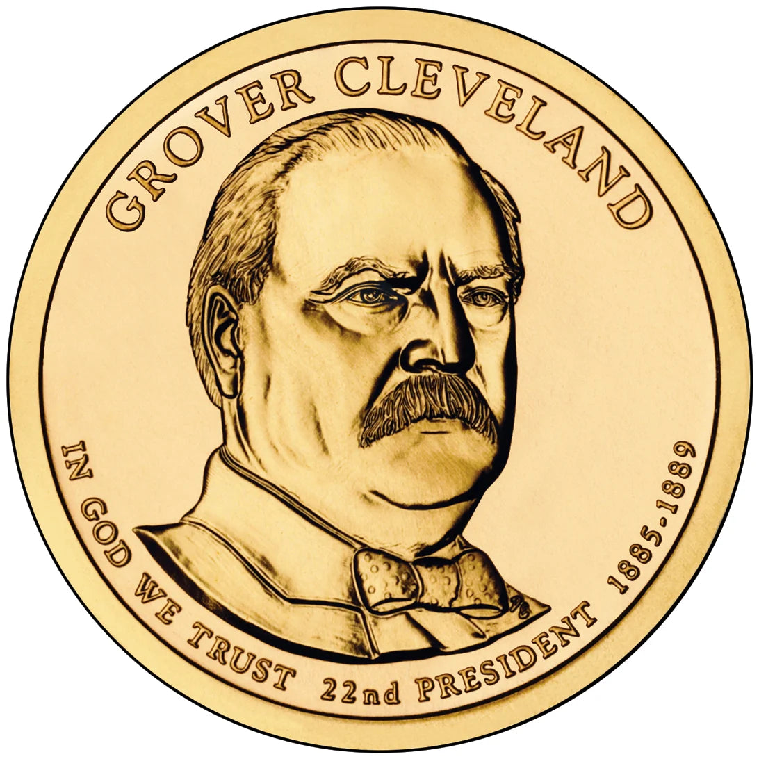2012 USA -  Presidential Dollar Coin – Grover Cleveland