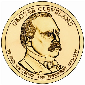 2010 USA -  Presidential $1 Coin – Grover Cleveland 2nd Term