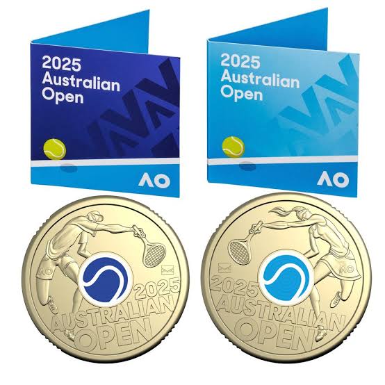 2025 Australian Open – $2 Privy Mark Folders (Set of 2)