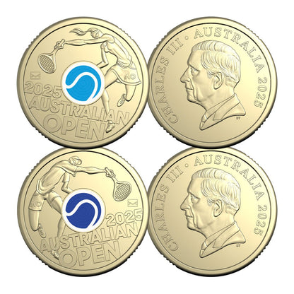 2025 Australian Open – $2 Privy Mark Folders (Set of 2)