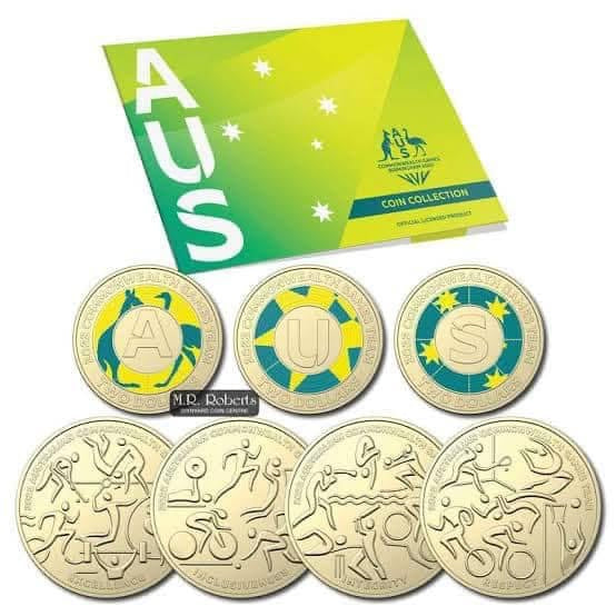 2022 Australia – Commonwealth Games 7 Coin Collection