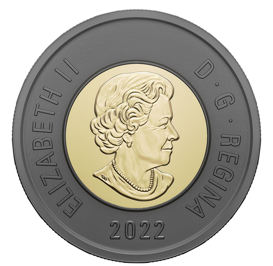 2022 Canada – $2 Black Toonie – Honouring Queen Elizabeth