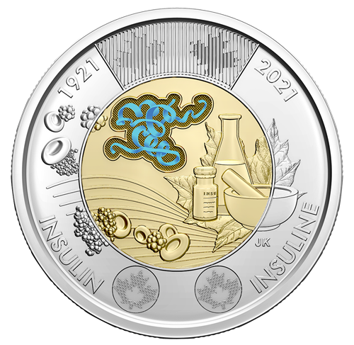 2021 Canada – $2 Toonie – Discovery of Insulin