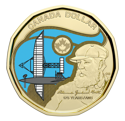 2022 Canada – $1 Loonie –  Alexander Graham Bell