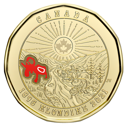 2021 Canada – $1 Loonie – Klondike Gold Rush